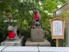 白笹稲荷神社の狛犬