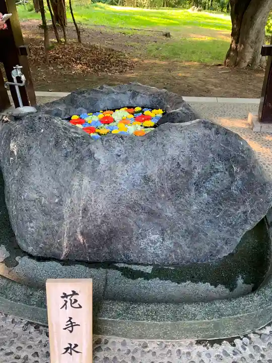 月寒神社の手水舎