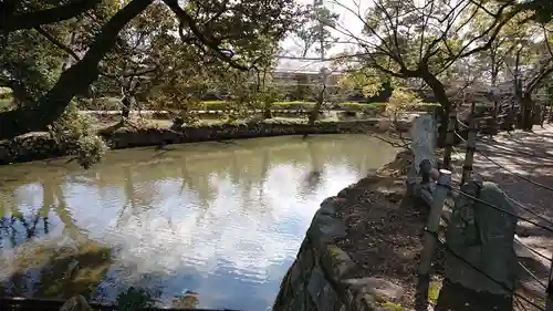 龍城神社の庭園