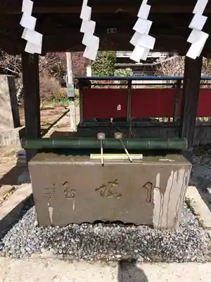 前玉神社の手水舎