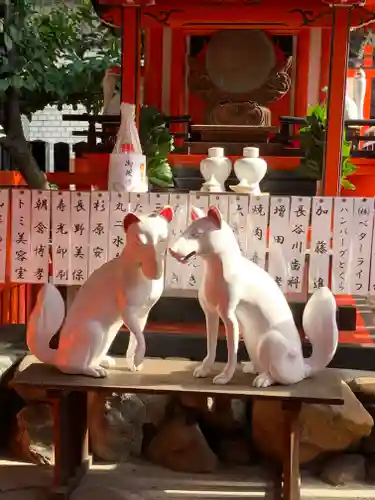 元祇園梛神社・隼神社の狛犬