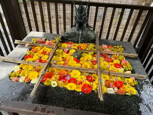 豊平神社の手水