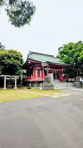 当代島稲荷神社の本殿・本堂