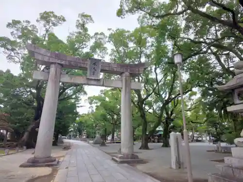 水天宮の鳥居