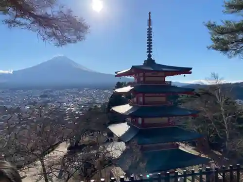 新倉富士浅間神社の景色