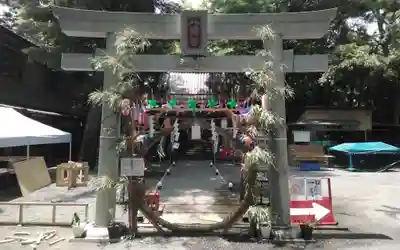 小芝八幡宮の鳥居