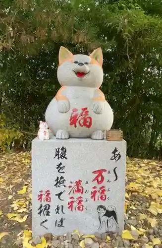 鹿角八坂神社の狛犬