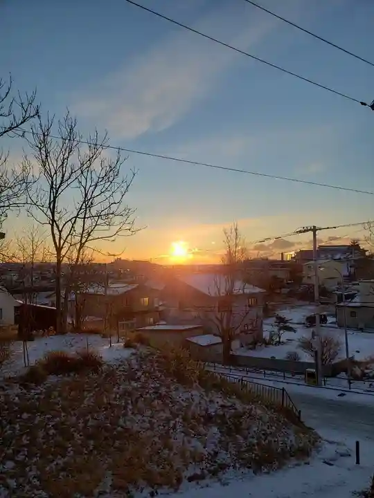 釧路一之宮 厳島神社の景色