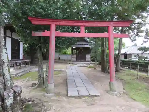 法華寺の鳥居