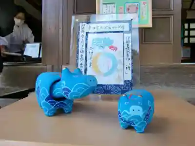 椿ノ海 水神社の狛犬