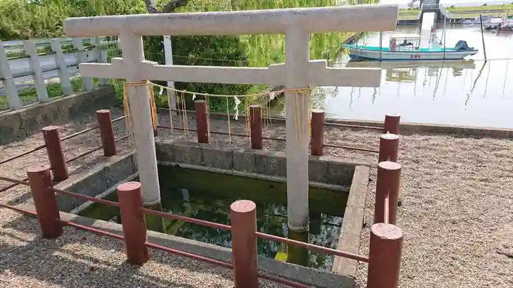 息栖神社の鳥居