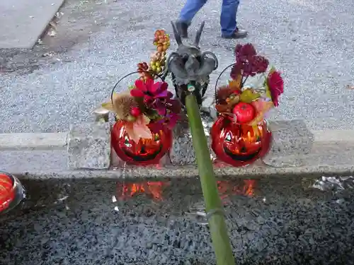川勾神社の手水舎