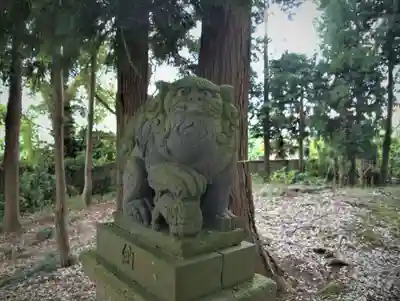 御田神社の狛犬