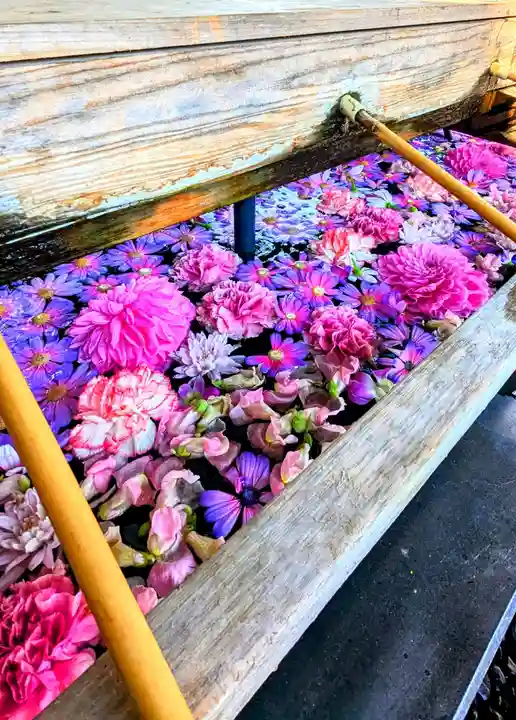 検見川神社の手水舎