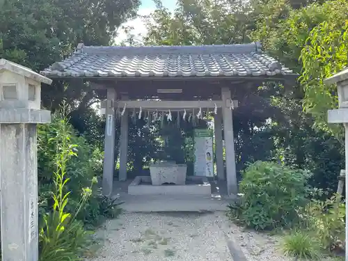 比佐豆知神社の手水舎