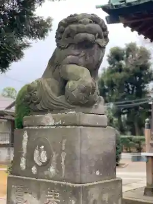 諏訪神社の狛犬
