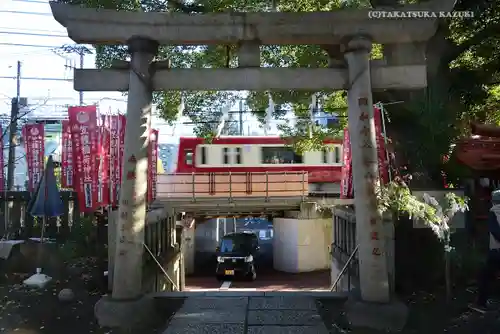 笠䅣稲荷神社の鳥居