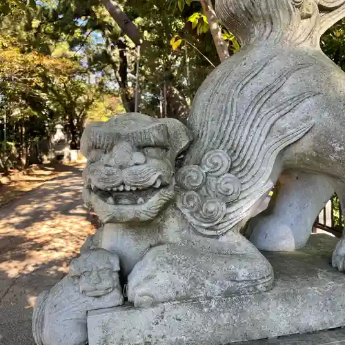 山野浅間神社の狛犬