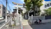 神楽坂若宮八幡神社の鳥居