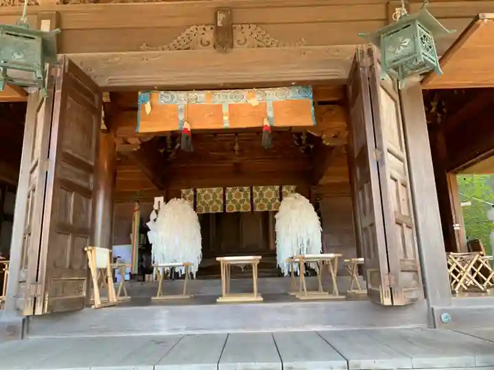 阿治古神社の本殿・本堂