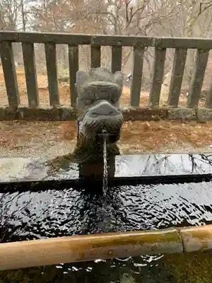 那須温泉神社の手水舎