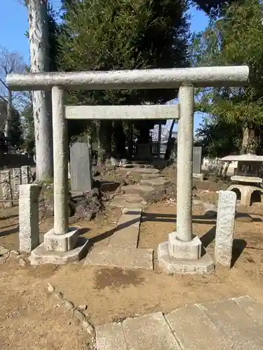 下総野田愛宕神社の鳥居