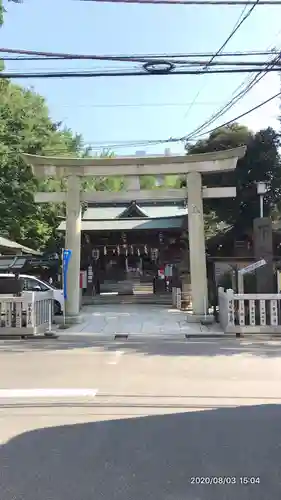下谷神社の鳥居