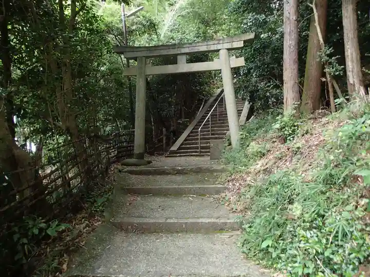 八阪神社(大神神社末社)・大峯社(大神神社雑社)・賃長社(大神神社雑社)・金比羅社(大神神社雑社)の鳥居