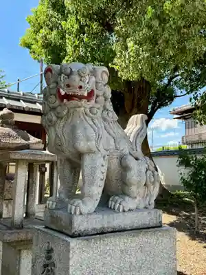 下桂御霊神社の狛犬