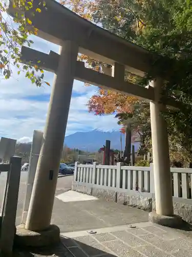 富士山東口本宮 冨士浅間神社の鳥居