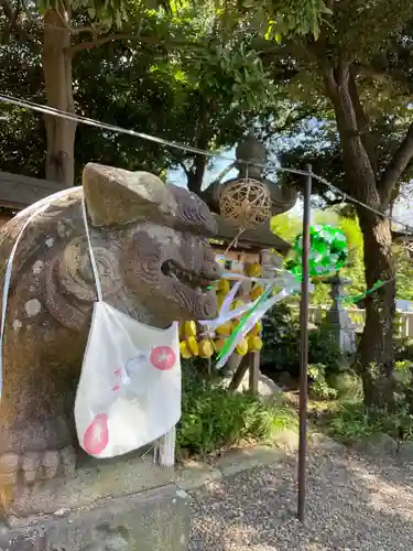 菊田神社の狛犬