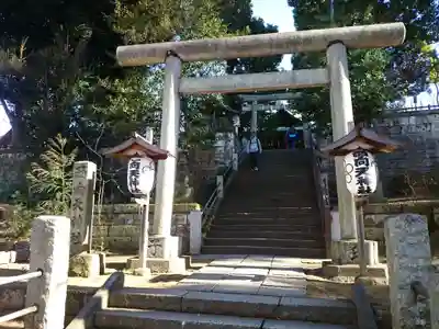 西向天神社の鳥居