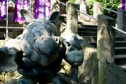 下野 星宮神社の狛犬