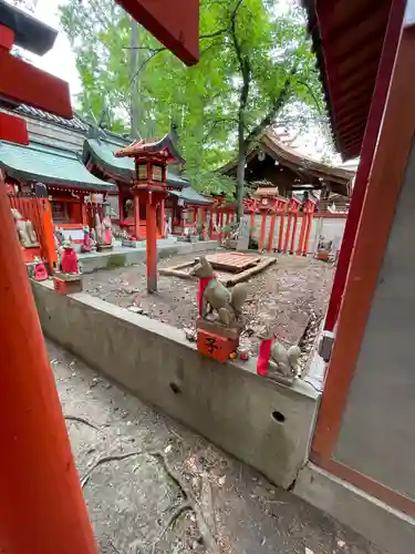 阿部野神社の狛犬