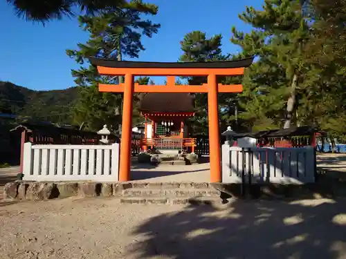 清盛神社の鳥居