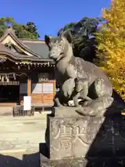 女化神社の狛犬