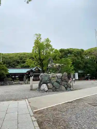 真清田神社の狛犬