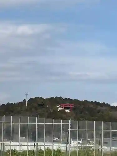 甲八幡神社の景色