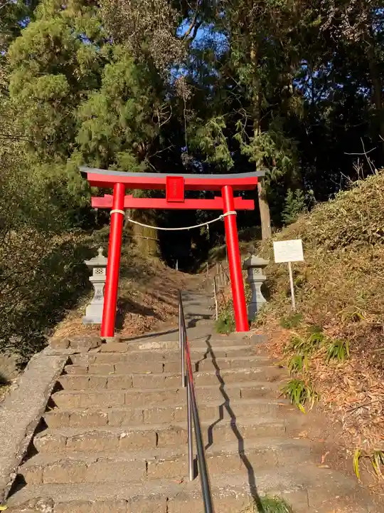 村山浅間神社の鳥居