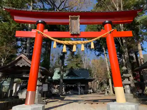 小室浅間神社の鳥居