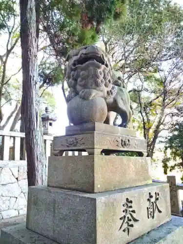 素盞嗚神社の狛犬