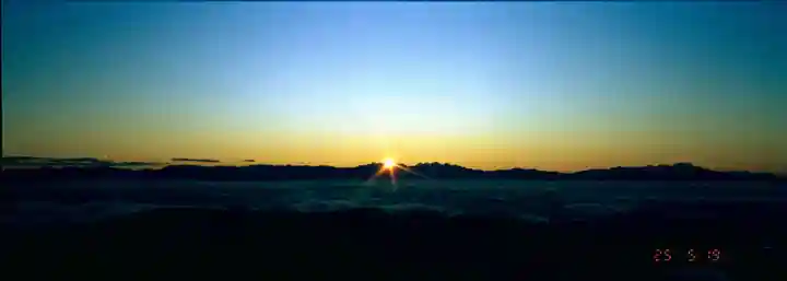 白山比咩神社 奥宮の景色