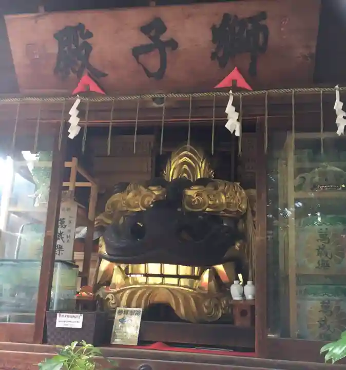 波除神社(波除稲荷神社)の狛犬