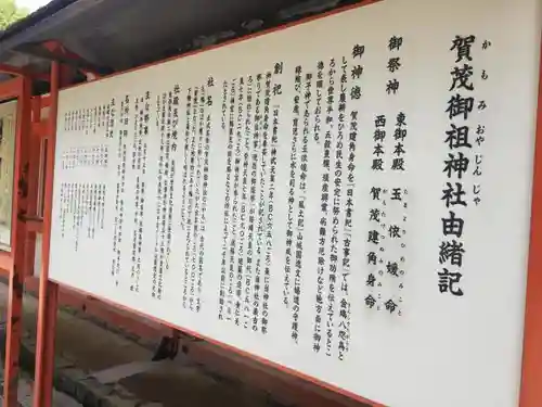 賀茂御祖神社（下鴨神社）の歴史