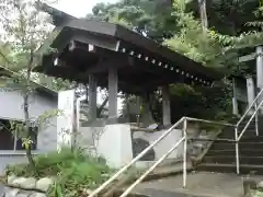 西八朔杉山神社の手水