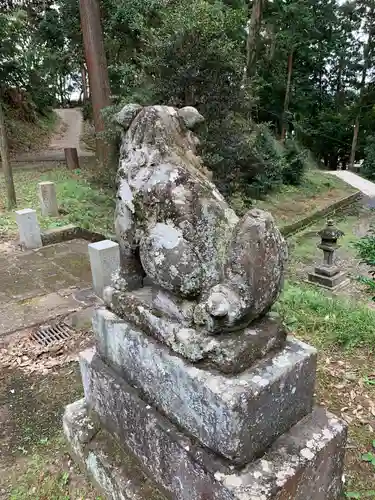 白山神社の狛犬