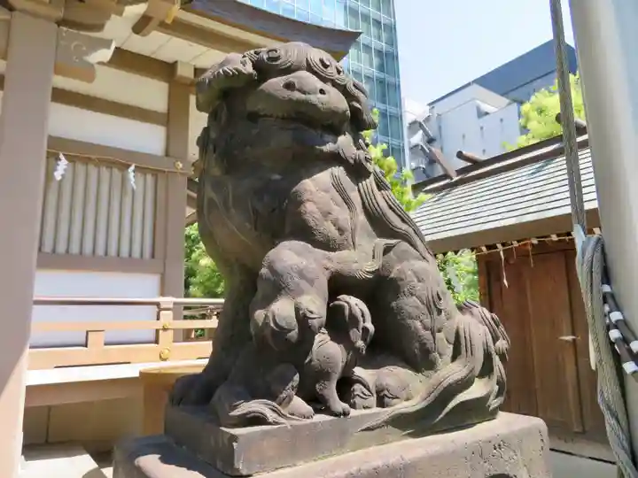 御穂鹿嶋神社の狛犬