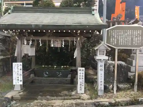 墨坂神社の手水舎