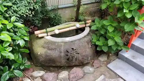 安海熊野社の手水舎