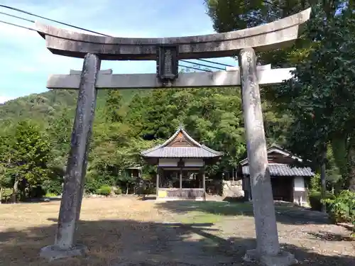 石桉比古比賣神社の鳥居